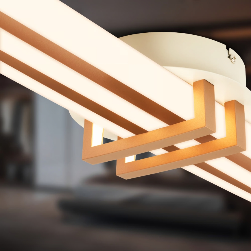 Brilo - Φωτιστικό οροφής LED TINKA LED/30W/230V 3000K χάλκινο