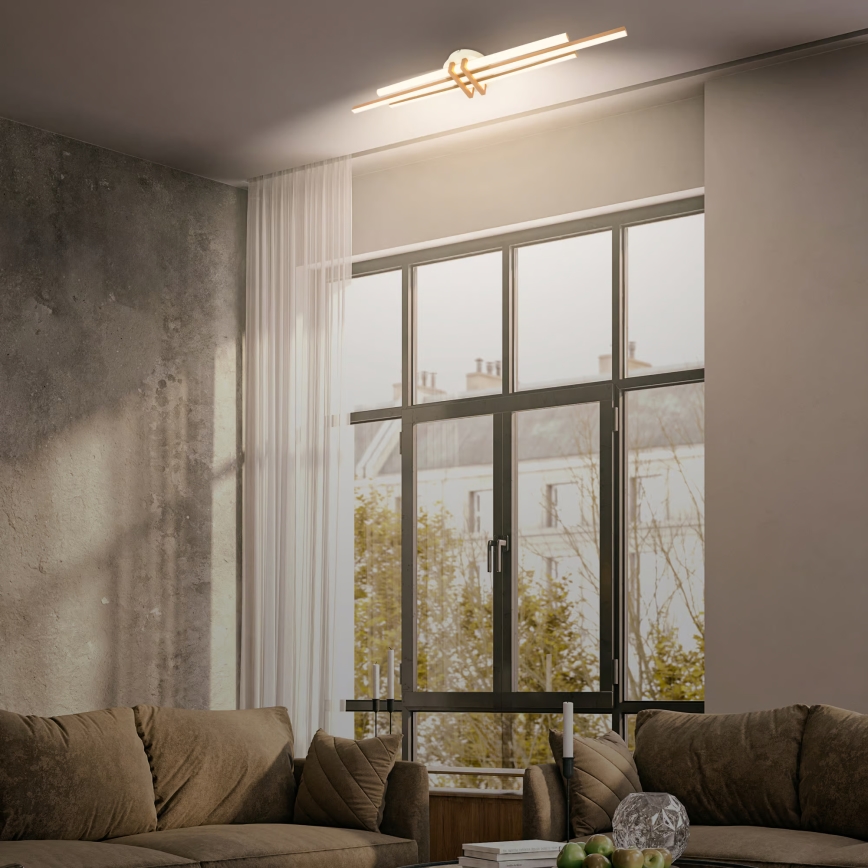 Brilo - Φωτιστικό οροφής LED TINKA LED/30W/230V 3000K χάλκινο