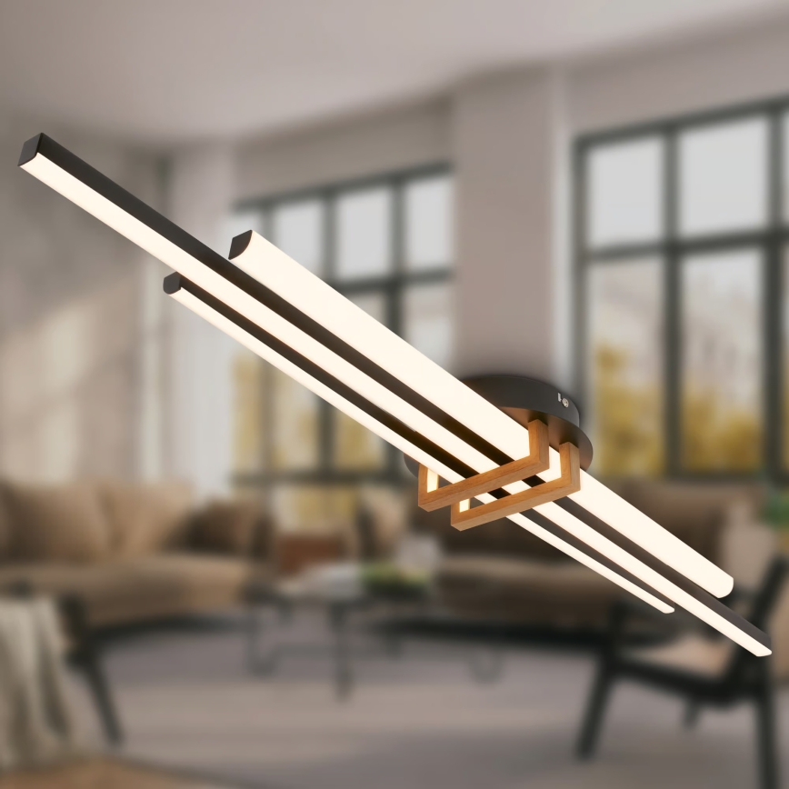 Brilo - Φωτιστικό οροφής TINKA LED/30W/230V 3000K μαύρο