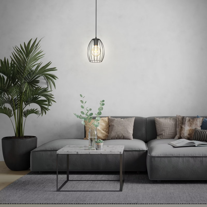 Brilo - Κρεμαστό φωτιστικό με καλώδιο WAKTU 1xE27/60W/230V