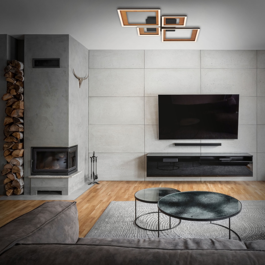 Brilo - LED Ρυθμιζόμενο Φωτιστικό Οροφής FRAME LED/38W/230V