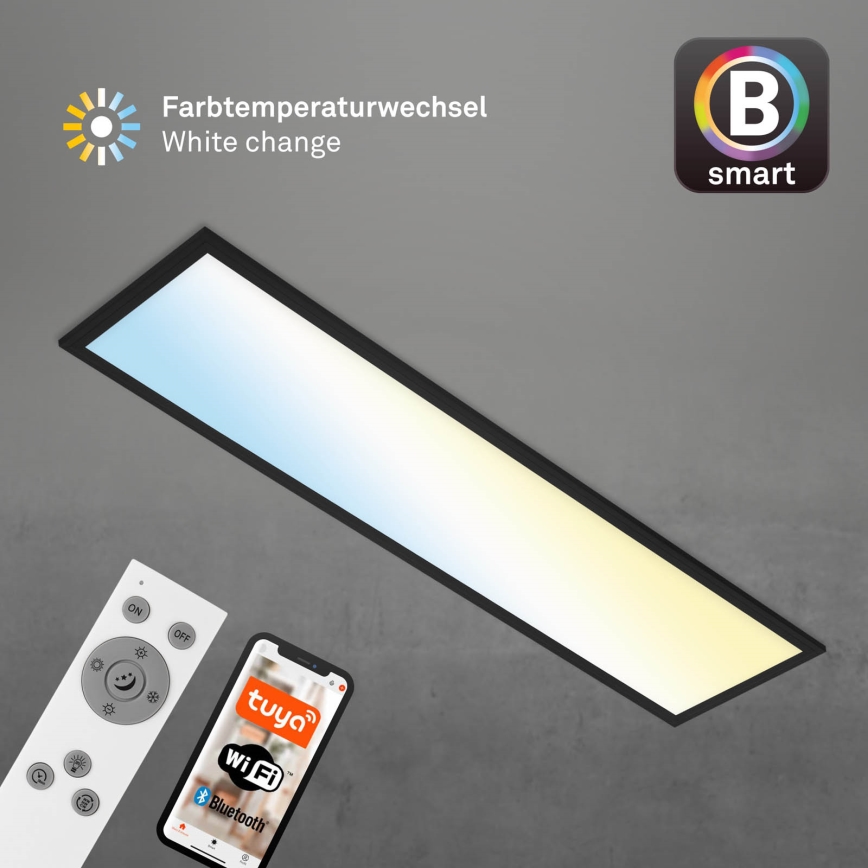 Brilo - LED Dimmable φωτιστικό οροφής PIATTO LED/28W/230V 3000-6500K Wi-Fi Tuya + τηλεχειριστήριο