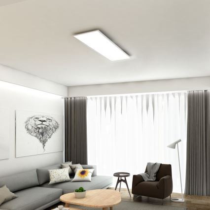 Brilo - LED Dimmable φωτιστικό οροφής SLIM LED/24W/230V 3000-6500K 100x25 cm + τηλεχειριστήριο