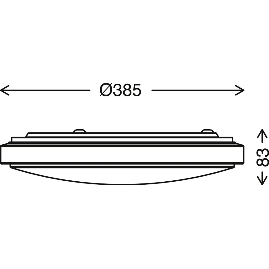 Brilo - LED Dimmable φωτιστικό οροφής STARRY SKY LED/18W/230V 3000-6500K + τηλεχειριστήριο