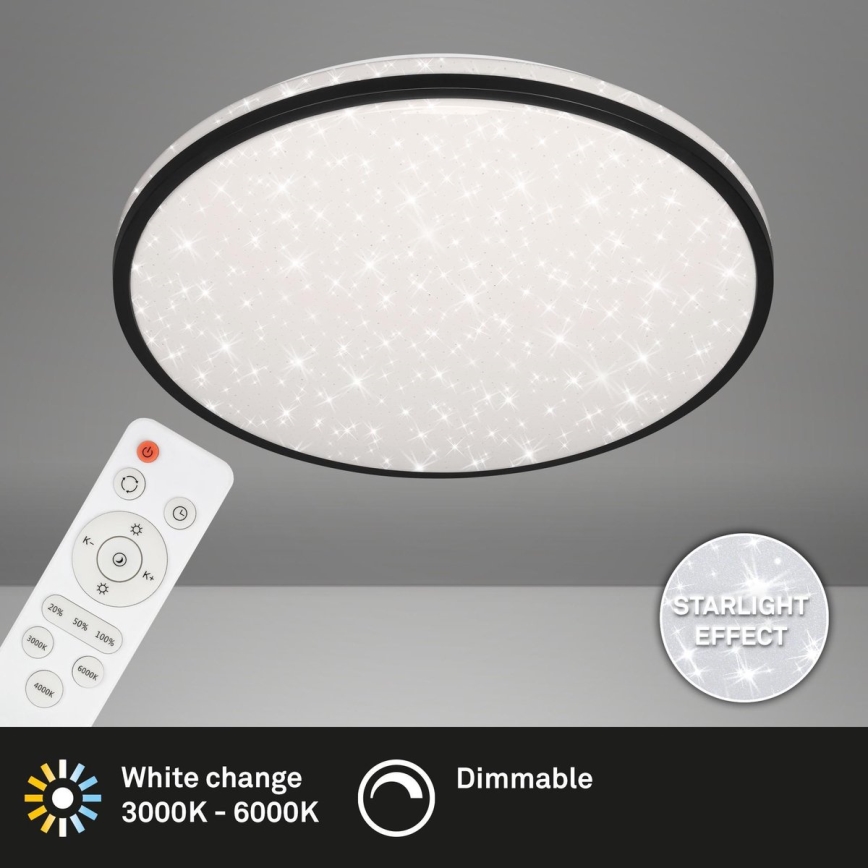 Brilo - LED Dimmable φωτιστικό οροφής STARRY SKY LED/48W/230V 3000-6000K + τηλεχειριστήριο