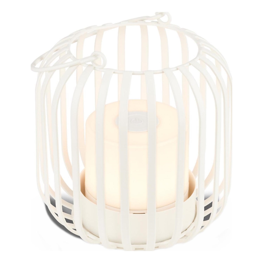 Brilo - LED Dimmable επαναφορτιζόμενο επιτραπέζιο φωτιστικό εξωτερικού χώρου LED/2W/5V IP44 λευκό