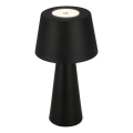 Brilo - LED Dimmable επαναφορτιζόμενο επιτραπέζιο φωτιστικό εξωτερικού χώρου LED/3,5W/5V IP44 μαύρο