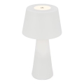 Brilo - LED Dimmable επαναφορτιζόμενο επιτραπέζιο φωτιστικό εξωτερικού χώρου LED/3,5W/5V IP44 λευκό
