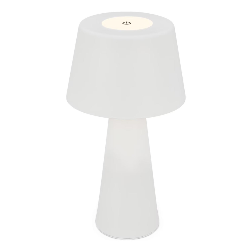 Brilo - LED Dimmable επαναφορτιζόμενο επιτραπέζιο φωτιστικό εξωτερικού χώρου LED/3,5W/5V IP44 λευκό