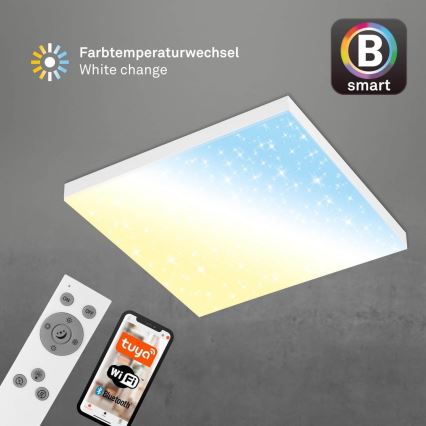 Brilo - LED Dimmable φωτιστικό οροφής FRAMELESS LED/24W/230V 3000-6500K Wi-Fi Tuya + τηλεχειριστήριο