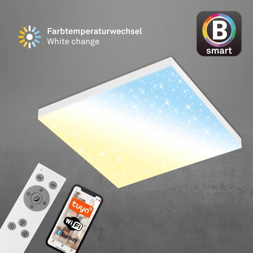 Brilo - LED Dimmable φωτιστικό οροφής FRAMELESS LED/24W/230V 3000-6500K Wi-Fi Tuya + τηλεχειριστήριο