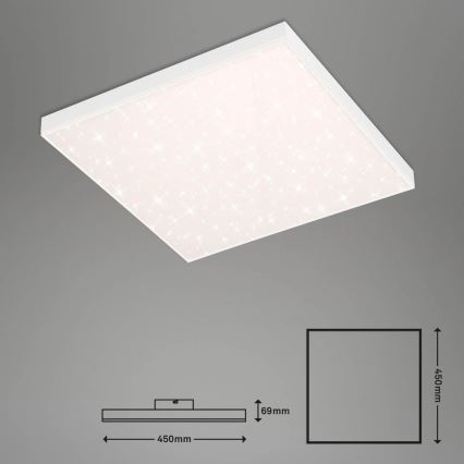 Brilo - LED Dimmable φωτιστικό οροφής FRAMELESS LED/24W/230V 3000-6500K Wi-Fi Tuya + τηλεχειριστήριο