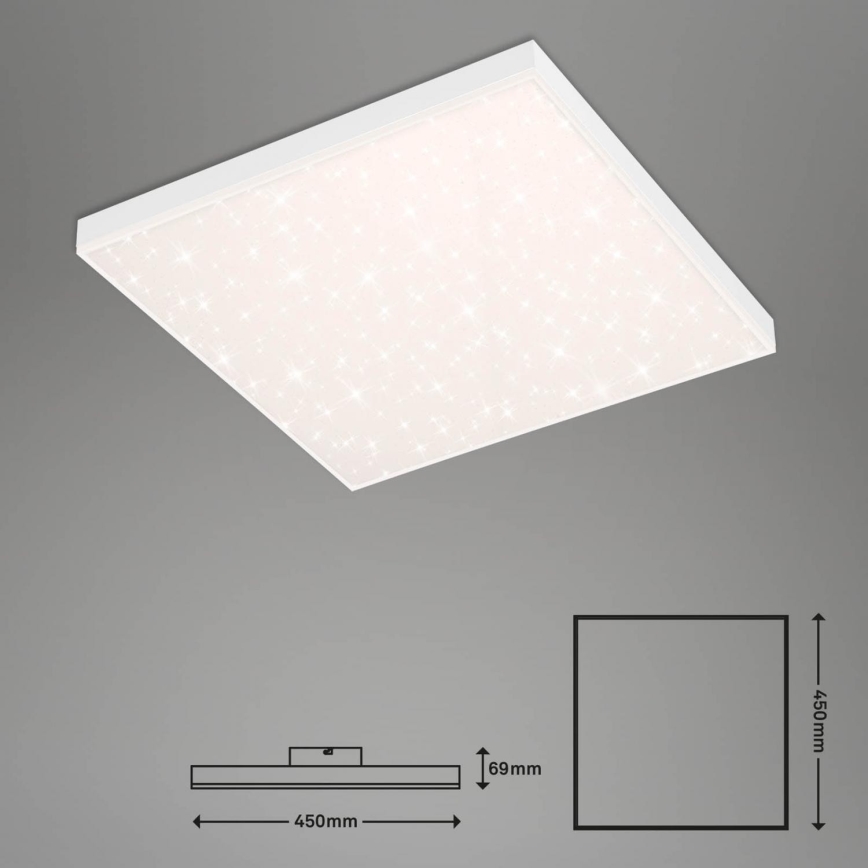 Brilo - LED Dimmable φωτιστικό οροφής FRAMELESS LED/24W/230V 3000-6500K Wi-Fi Tuya + τηλεχειριστήριο