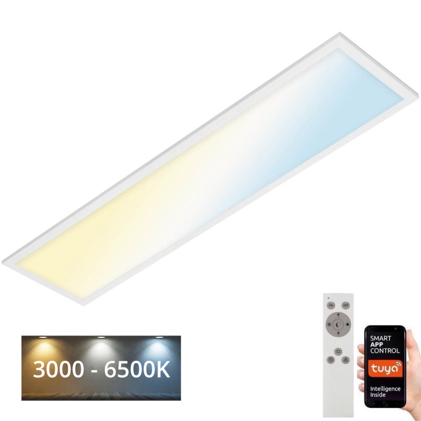 Brilo - LED Dimmable φωτιστικό οροφής PIATTO LED/28W/230V 3000-6500K Wi-Fi Tuya + τηλεχειριστήριο