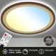 Brilo - LED Dimmable φωτιστικό οροφής SLIM LED/22W/230V 2700-6500K + τηλεχειριστήριο