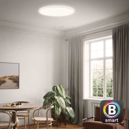 Brilo - LED Dimmable φωτιστικό οροφής SLIM LED/22W/230V 2700-6500K Wi-Fi Tuya + τηλεχειριστήριο