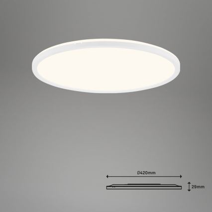 Brilo - LED Dimmable φωτιστικό οροφής SLIM LED/22W/230V 2700-6500K Wi-Fi Tuya + τηλεχειριστήριο