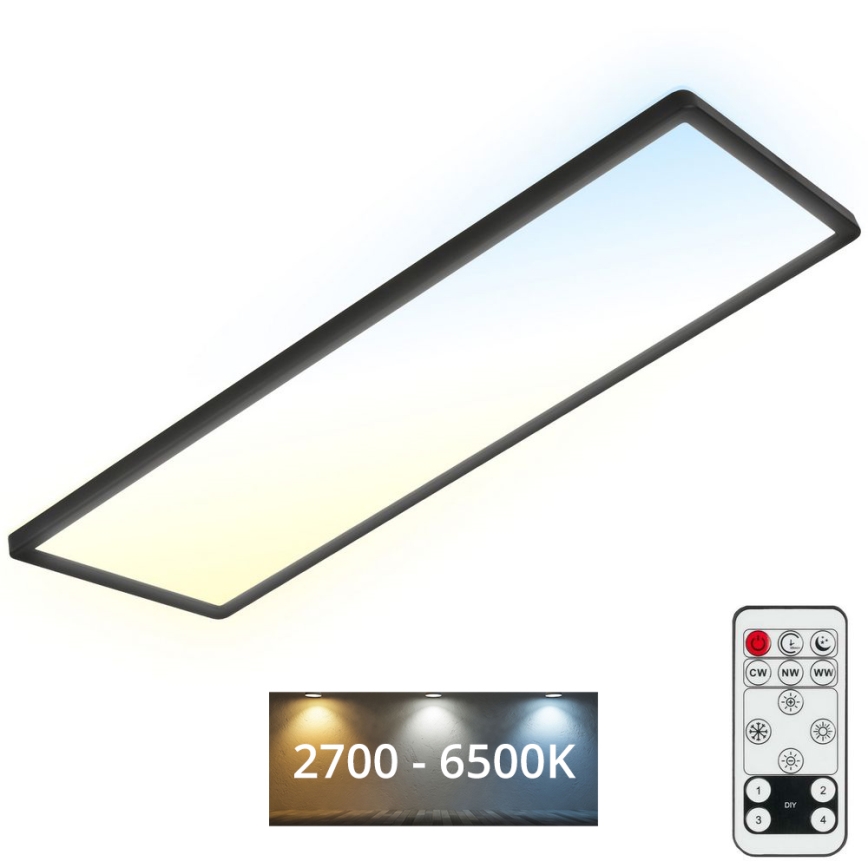 Brilo - LED Dimmable φωτιστικό οροφής SLIM LED/23W/230V 2700-6500K + τηλεχειριστήριο