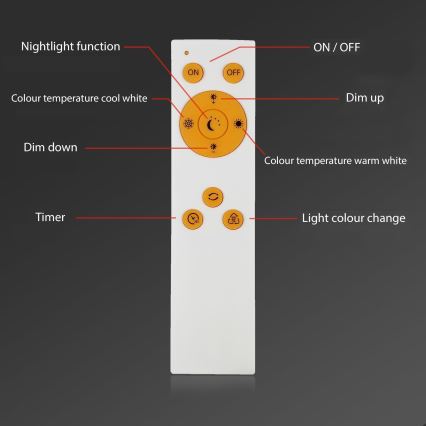 Brilo - LED Dimmable φωτιστικό οροφής SLIM LED/24W/230V 3000-6500K 100x25 cm + τηλεχειριστήριο