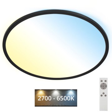 Brilo - LED Dimmable φωτιστικό οροφής SLIM LED/31W/230V 2700-6500K + τηλεχειριστήριο