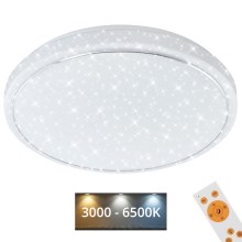 Brilo - LED Dimmable φωτιστικό οροφής STARRY SKY LED/18W/230V 3000-6500K + τηλεχειριστήριο
