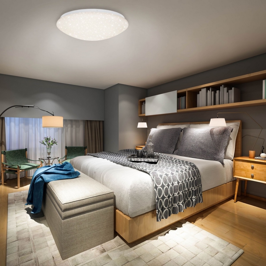 Brilo - LED Dimmable φωτιστικό οροφής STARRY SKY LED/22W/230V 3000-6000K + τηλεχειριστήριο