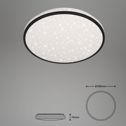 Brilo - LED Dimmable φωτιστικό οροφής STARRY SKY LED/24W/230V 3000-6000K + τηλεχειριστήριο