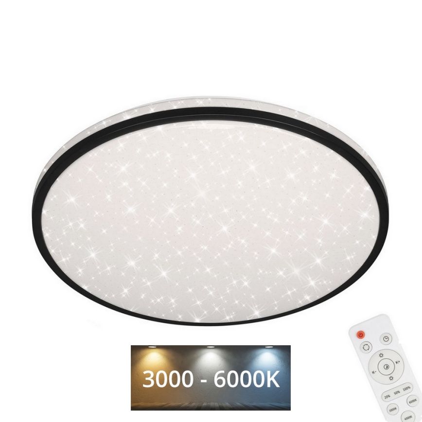 Brilo - LED Dimmable φωτιστικό οροφής STARRY SKY LED/24W/230V 3000-6000K + τηλεχειριστήριο