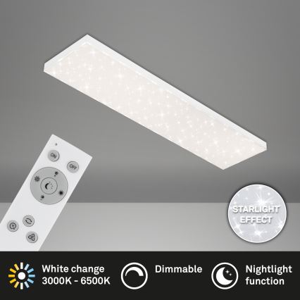 Brilo - LED Dimmable φωτιστικό οροφής STARRY SKY LED/24W/230V 3000-6500K + τηλεχειριστήριο