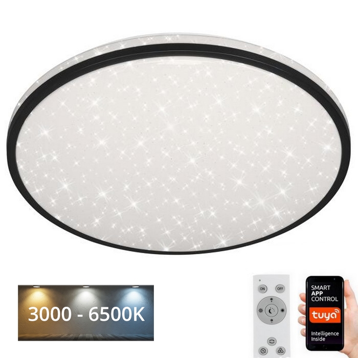 Brilo - LED Dimmable φωτιστικό οροφής STARRY SKY LED/42W/230V 3000-6500K Wi-Fi Tuya + τηλεχειριστήριο