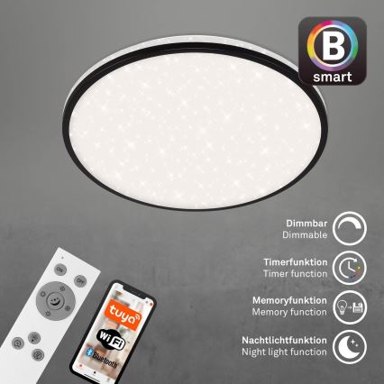 Brilo - LED Dimmable φωτιστικό οροφής STARRY SKY LED/42W/230V 3000-6500K Wi-Fi Tuya + τηλεχειριστήριο