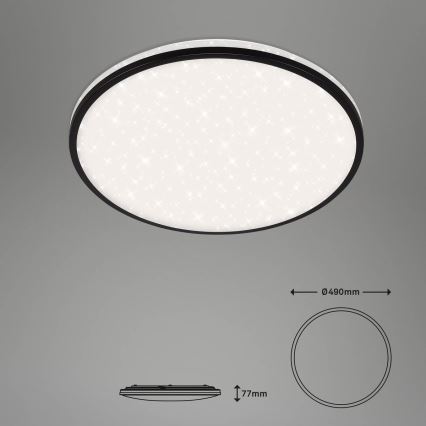 Brilo - LED Dimmable φωτιστικό οροφής STARRY SKY LED/42W/230V 3000-6500K Wi-Fi Tuya + τηλεχειριστήριο