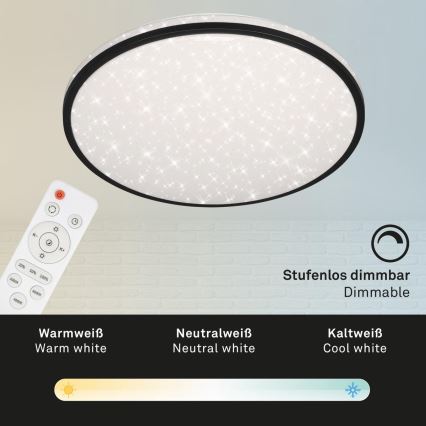 Brilo - LED Dimmable φωτιστικό οροφής STARRY SKY LED/48W/230V 3000-6000K + τηλεχειριστήριο