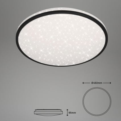 Brilo - LED Dimmable φωτιστικό οροφής STARRY SKY LED/48W/230V 3000-6000K + τηλεχειριστήριο