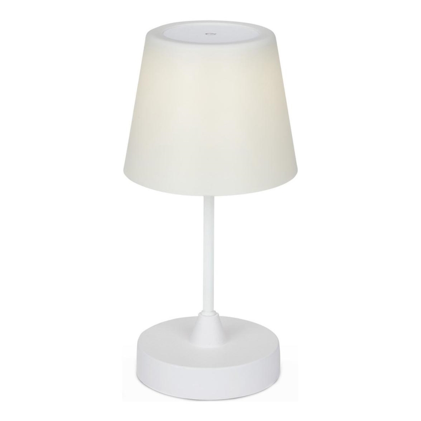 Brilo - LED Dimming rechargeable Εξωτερικού χώρου Επιτραπέζιο φωτιστικό LED/3W/5V IP44 λευκό