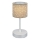 Brilo - LED Dimming rechargeable Εξωτερικού χώρου Επιτραπέζιο φωτιστικό LOLE LED/3W/5V IP44 ασημί/μπεζ