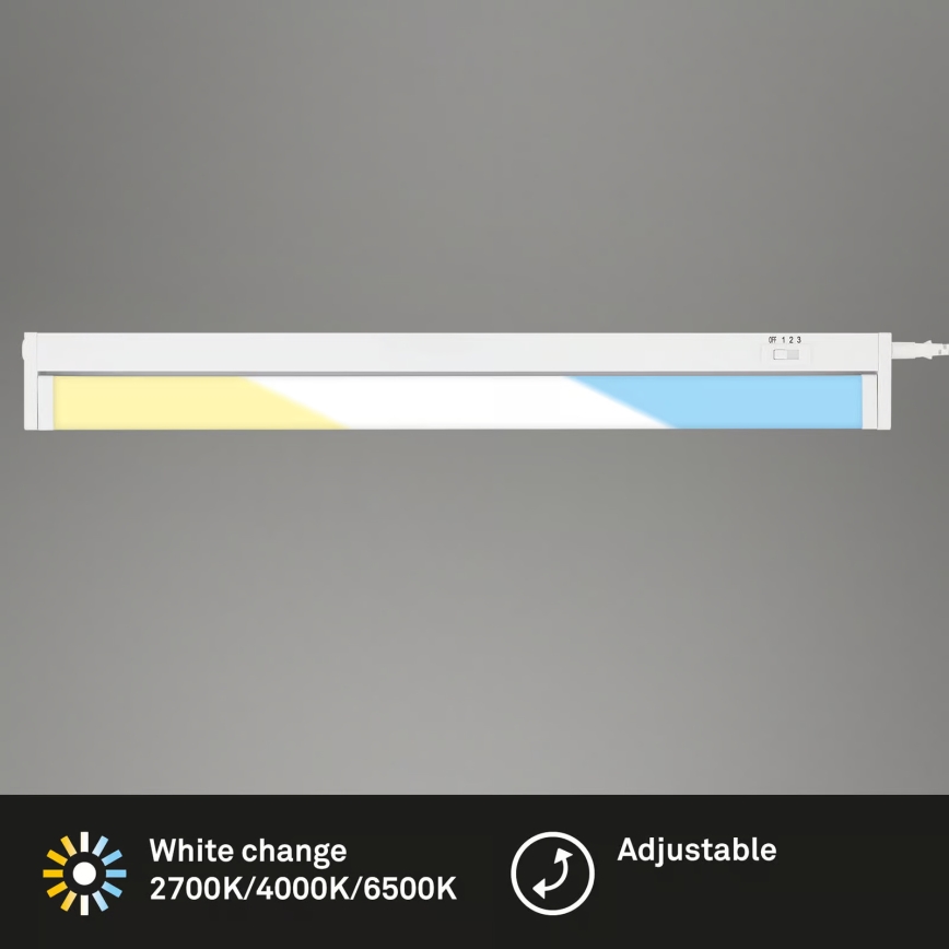 Brilo - LED φωτιστικό κάτω ντουλαπιών LED/6W/230V 2700/4000/6500K 54,5 cm λευκό