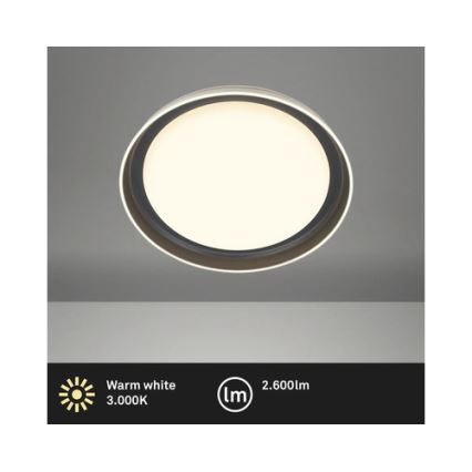 Brilo - LED φωτιστικό οροφής IJUS LED/24W/230V 3000K Ø 43 cm