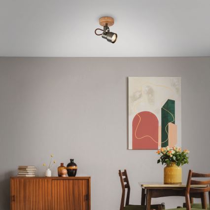 Brilo - LED σημειακό φωτιστικό TAHUN 1xGU10/5W/230V καφέ