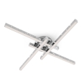 Brilo - LED Πλαφονιέρα οροφής REY 4xLED/5W/230V γυαλιστερό χρώμιο