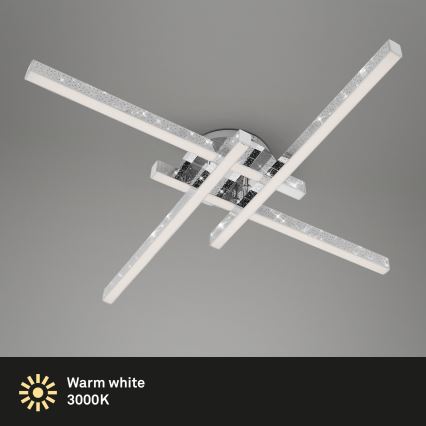 Brilo - LED Πλαφονιέρα οροφής REY 4xLED/5W/230V γυαλιστερό χρώμιο