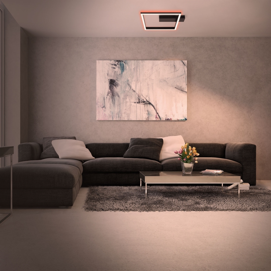 Brilo - LED RGBW Ρυθμιζόμενο φωτιστικό οροφής FRAME LED/18W/230V 2700-6500K + τηλεχειριστήριο