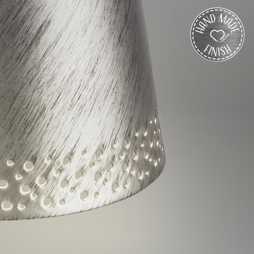 Brilo - Ρυθμιζόμενο επαναφορτιζόμενο επιτραπέζιο φωτιστικό αφής για εξωτερικούς χώρους KIKI LED/2,6W/5V IP44 2600 mAh ασημί