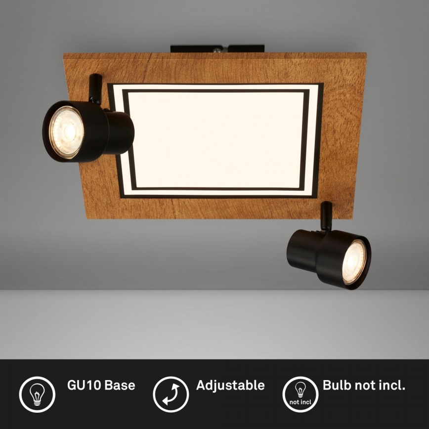 Brilo - LED Οροφιαίο φωτιστικό LED/12W/230V + 2xGU10/9W 3000K