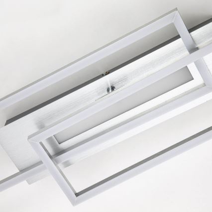 Brilo - LED Πλαφονιέρα οροφής FRAME 2xLED/20W/230V ματ χρώμιο