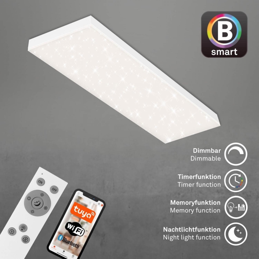 Brilo -LED Πλαφονιέρα οροφής ντιμαριζόμενηFRAMELESS LED/28W/230V 3000-6500K Wi-Fi Tuya + τηλεχειριστήριο