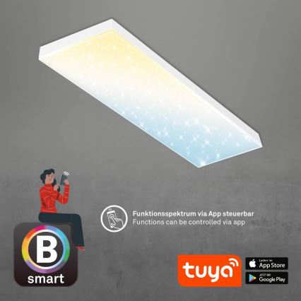 Brilo -LED Πλαφονιέρα οροφής ντιμαριζόμενηFRAMELESS LED/28W/230V 3000-6500K Wi-Fi Tuya + τηλεχειριστήριο