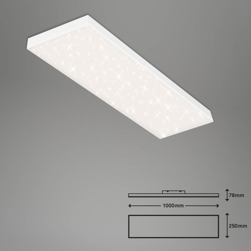 Brilo -LED Πλαφονιέρα οροφής ντιμαριζόμενηFRAMELESS LED/28W/230V 3000-6500K Wi-Fi Tuya + τηλεχειριστήριο