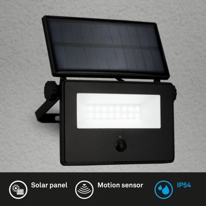 Brilo - Ηλιακός προβολέας LED με αισθητήρα LED/5W/5,5V IP54 1200 mAh