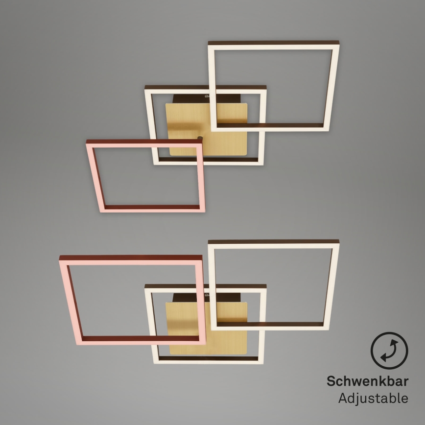 Brilo - Πλαφονιέρα οροφής LED ντιμαριζόμενη FRAME LED/30W/230V